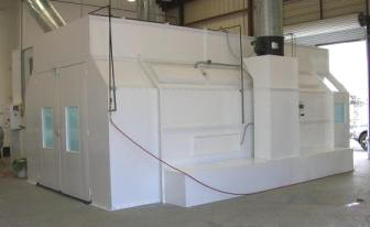 Automotive Downdraft Paint Booths